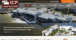 Desktop Screenshot of icfconstructors.com